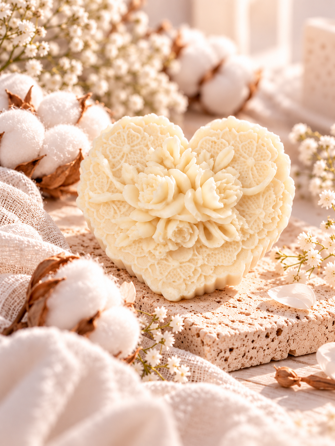 savon coeur naturel bio coton