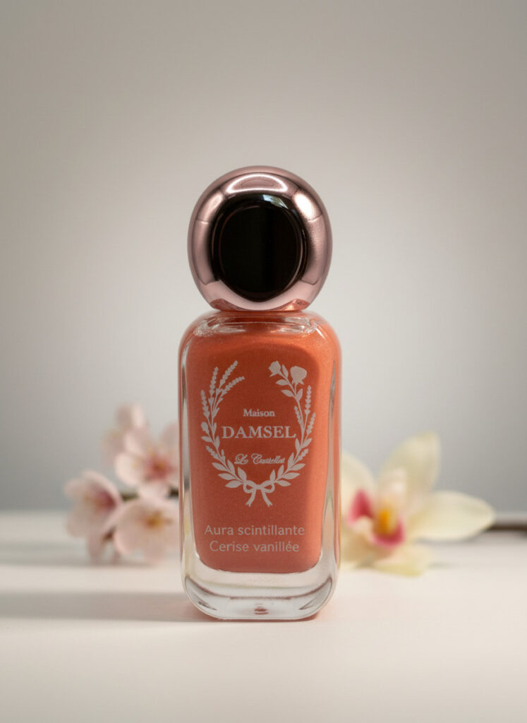 Flacon de l’huile Aura Scintillante Cerise Vanillée Maison Damsel