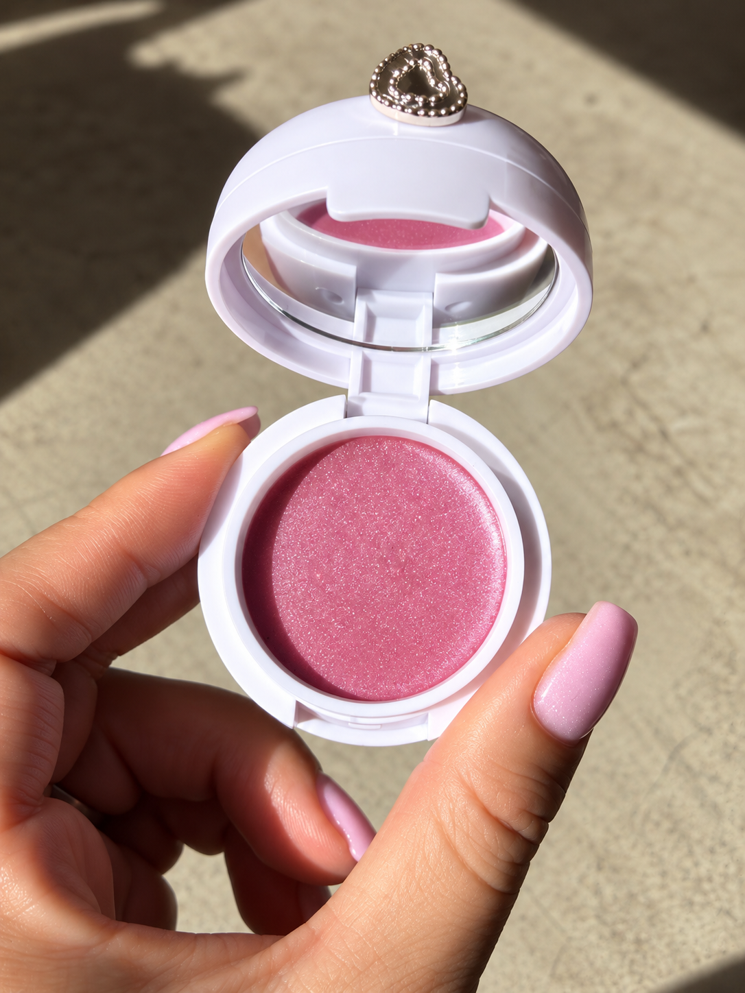 Baume satiné en pot - Rose Tendre - Soin à lèvres teinté – Image 2