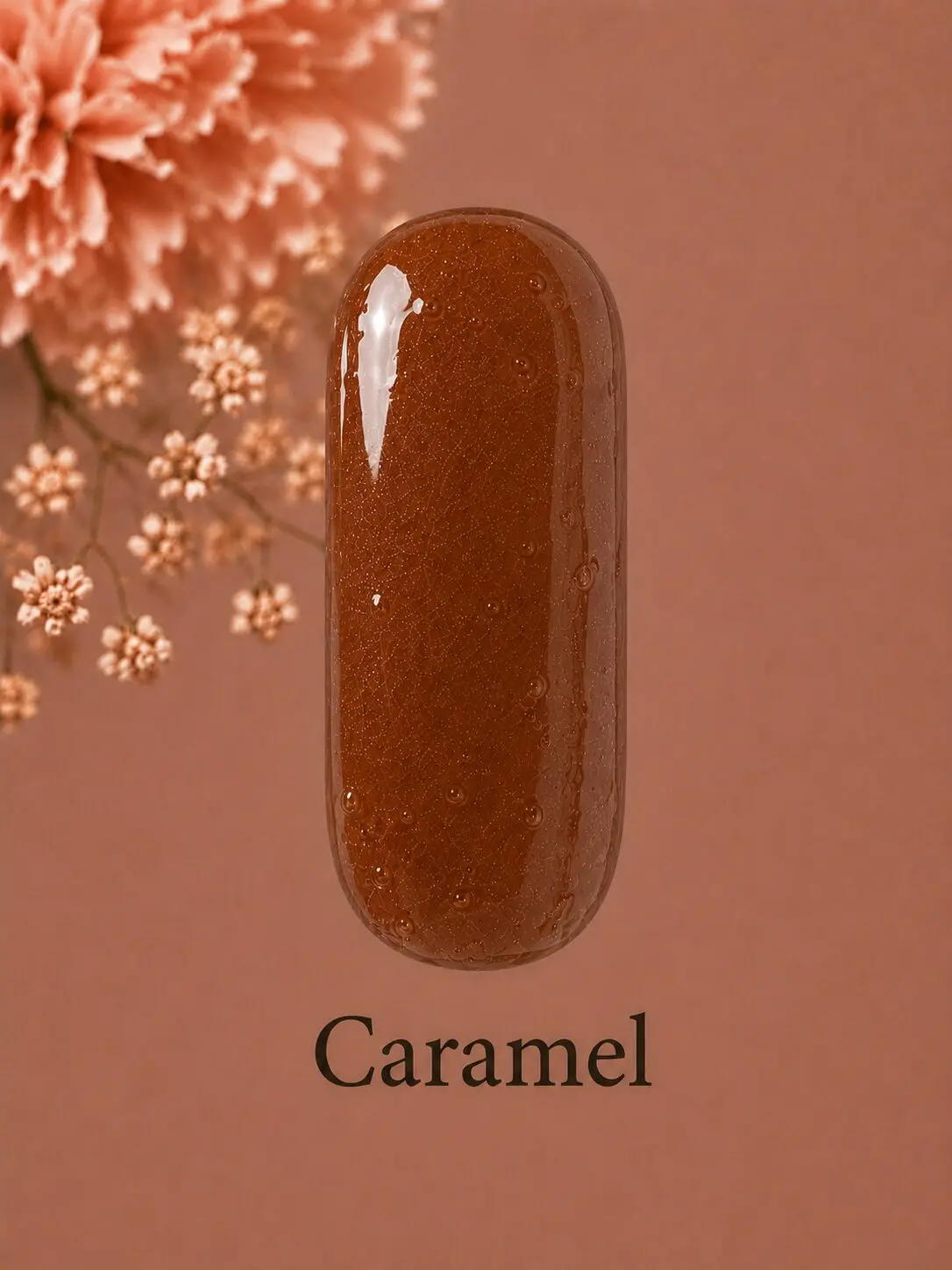 Huile à lèvres couleur caramel